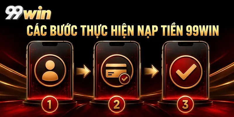 Các bước thực hiện nạp tiền 99WIN
